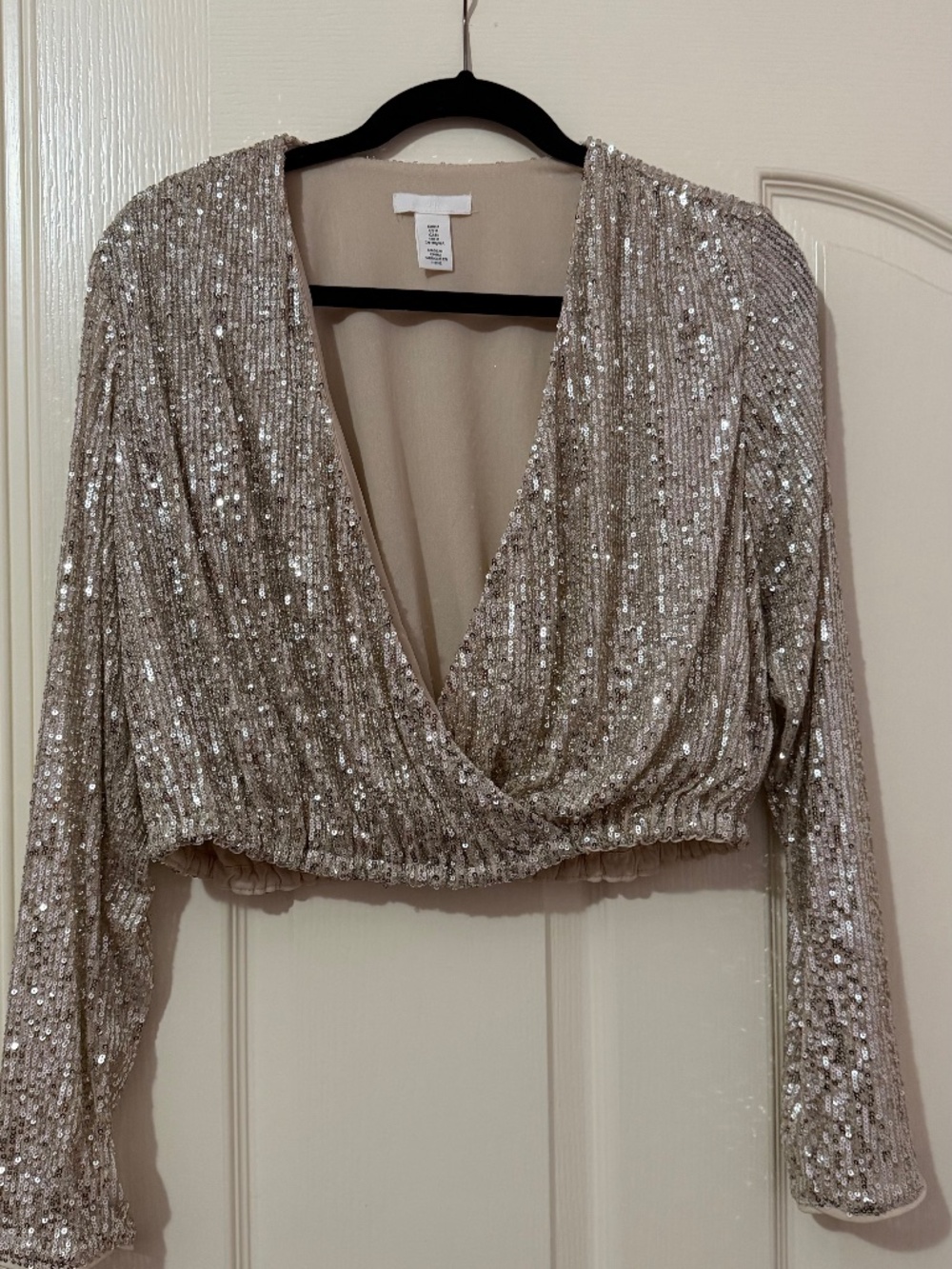 NEW w/o tags H & M Sequins Blouse